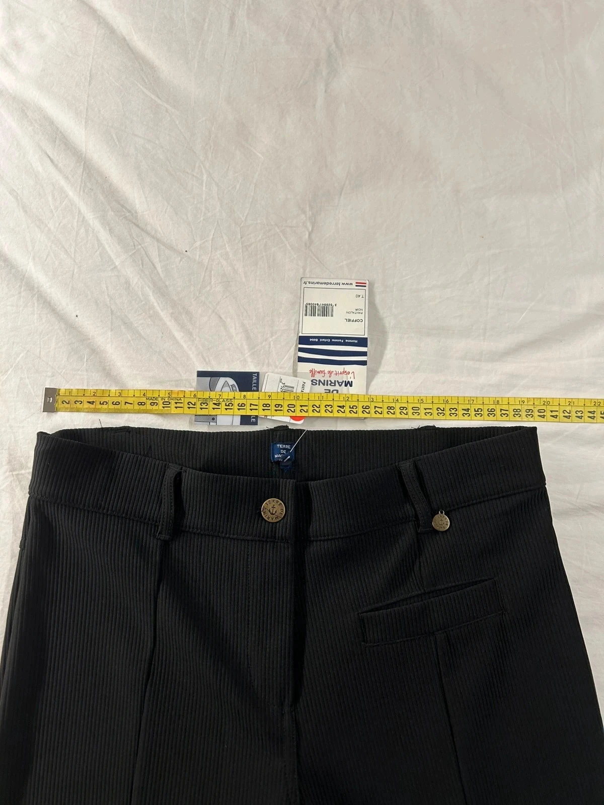 Calça justa preta terre de marins tamanho 40 – photo 8